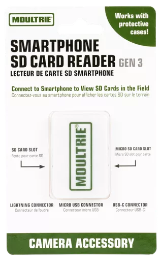 Moultrie Smartphone SD Card Reader Gen3