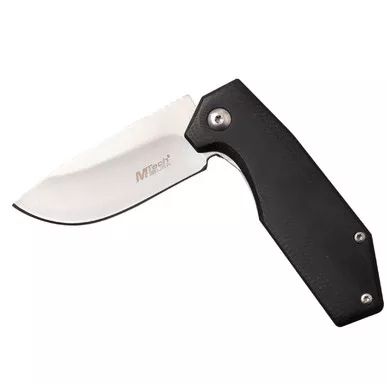 Mtech Folder 2.5 in Blade Black G10 Handle