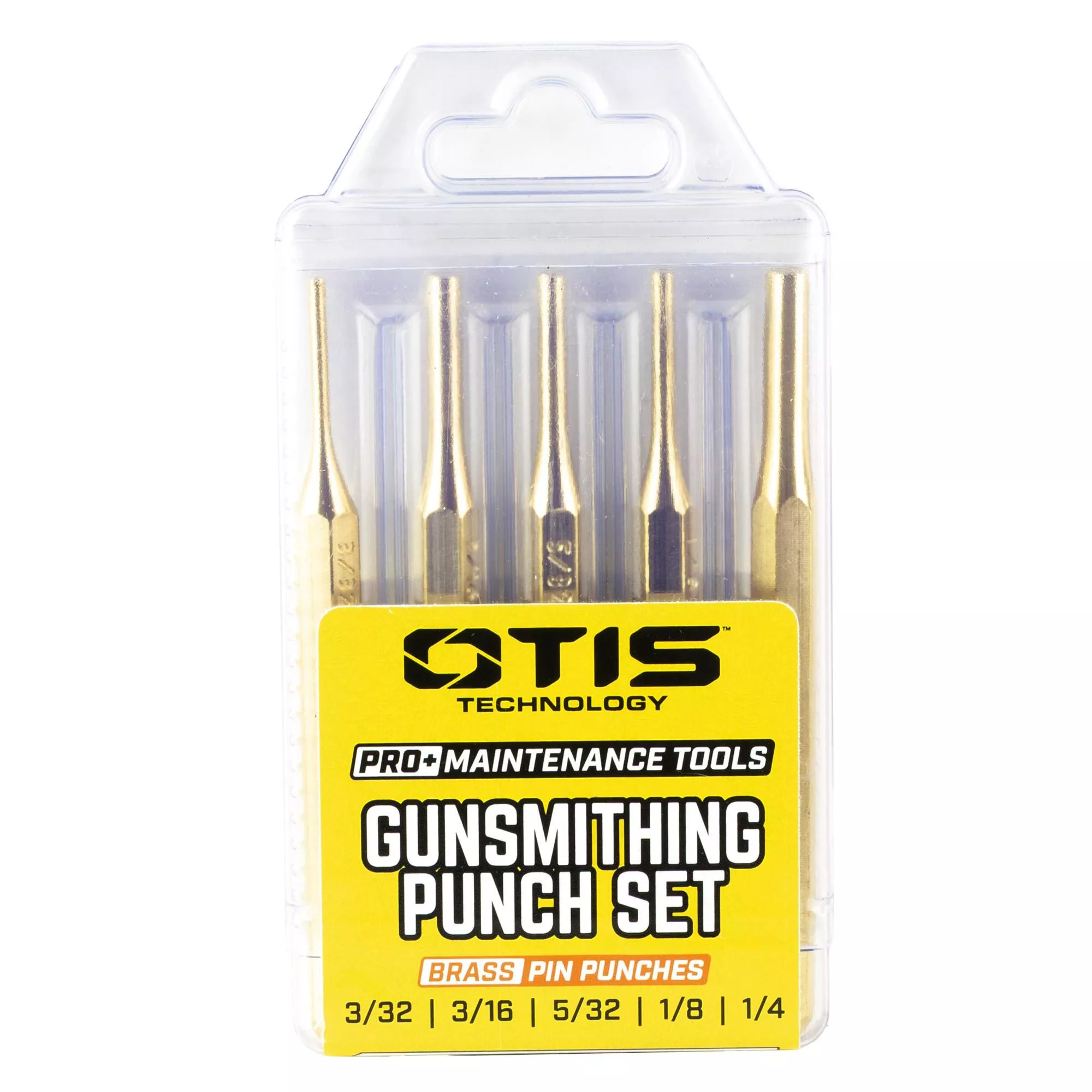 Otis PRO Plus Gunsmithing Punch Set Brass 5 Piece
