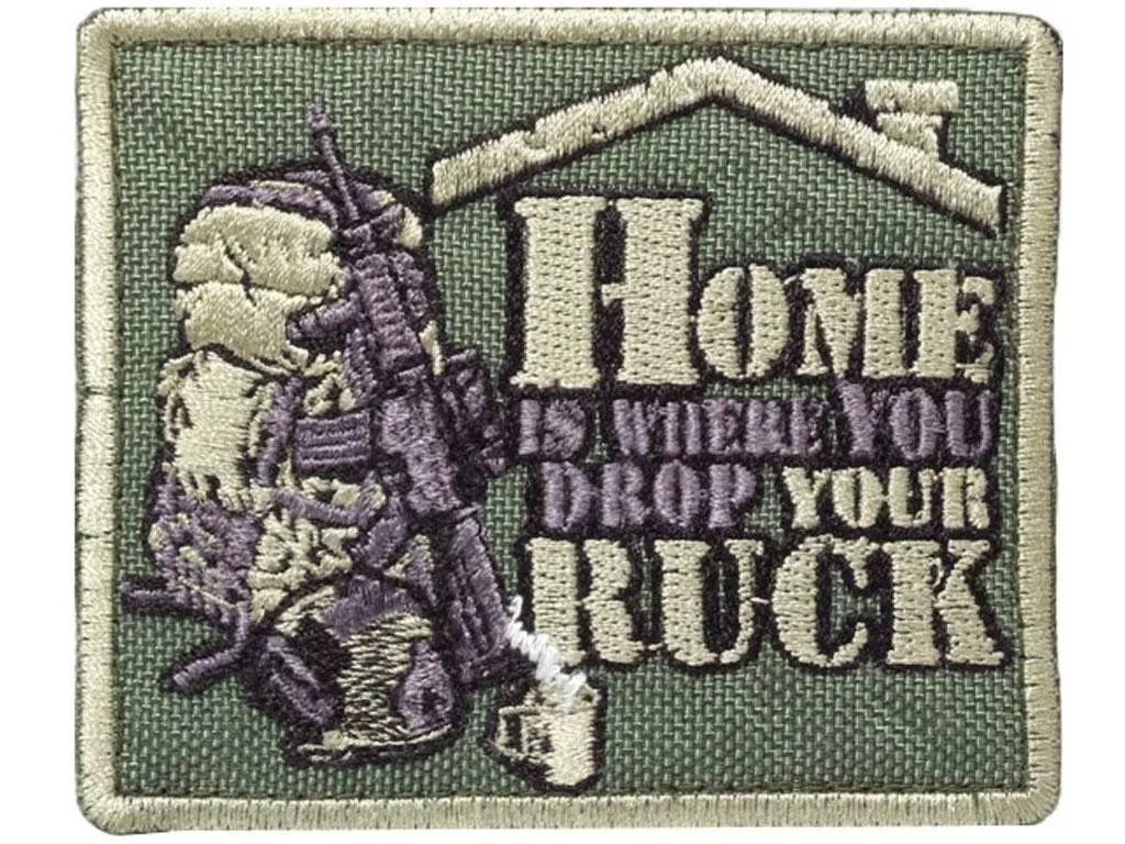 Patch «Home is Where you Drop your Ruck»