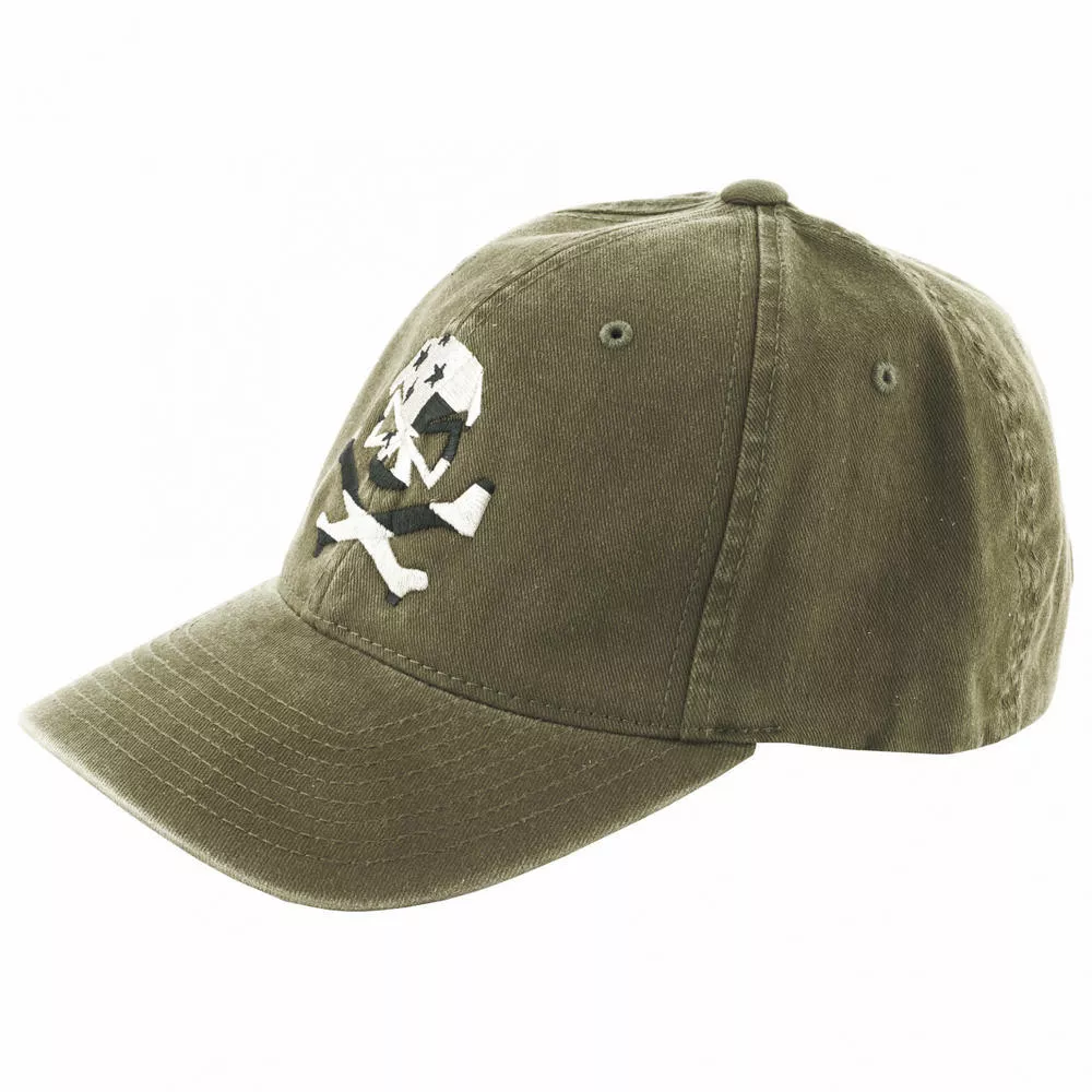 PHU SKULL FLAG FLEX HAT OLIVE S/M