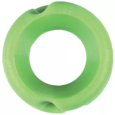 Pine Ridge Feather Peep Sight - 1/4" Lime Green 1ea