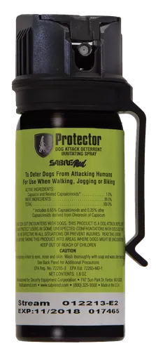Sabre Dog Spray, Sec Srpmk3Dog Attack DeterClip
