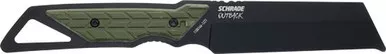 Schrade Knife Outback Cleaver - Fixed 3.6" Black/green