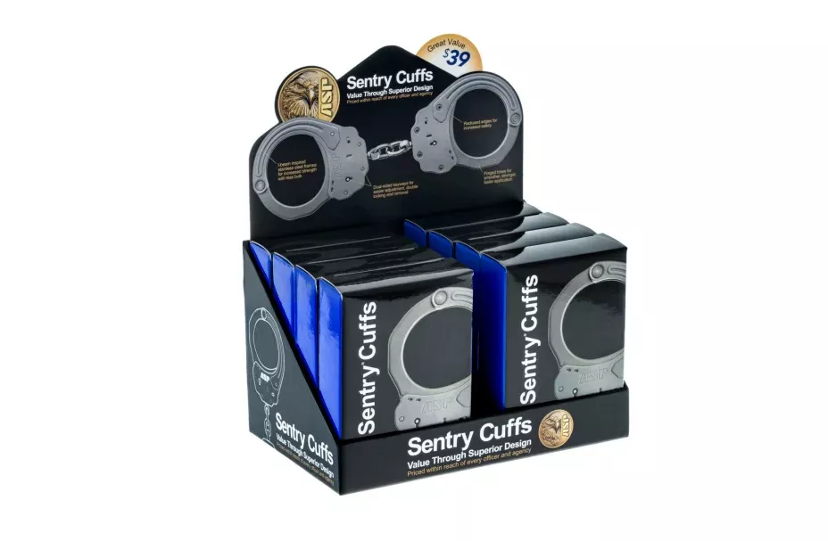 Sentry Chain Handcuff – 8 Piece Self Merchandiser Display