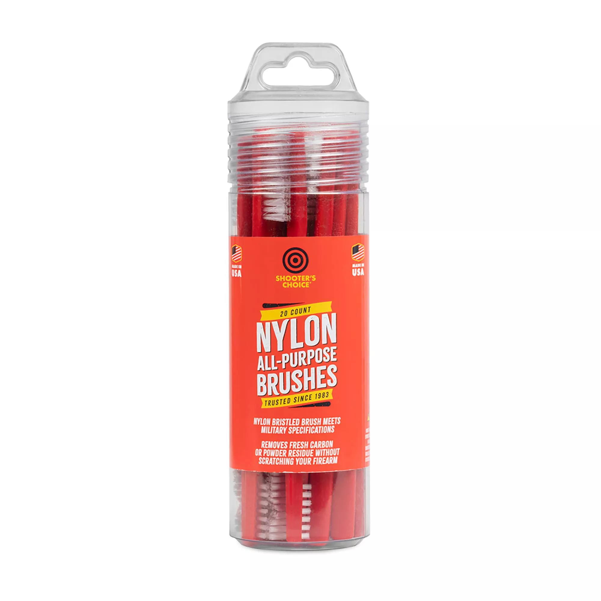 Shooter's Choice Nylon Brushes 20Pk