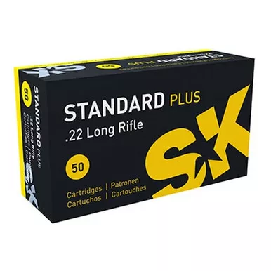 SK Standard Plus .22 LR, 40gr, LRN - 50 Rounds