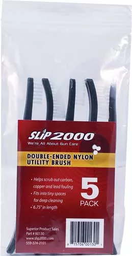 Slip 2000 Double Ended Nylon - Utility Brush 5pack