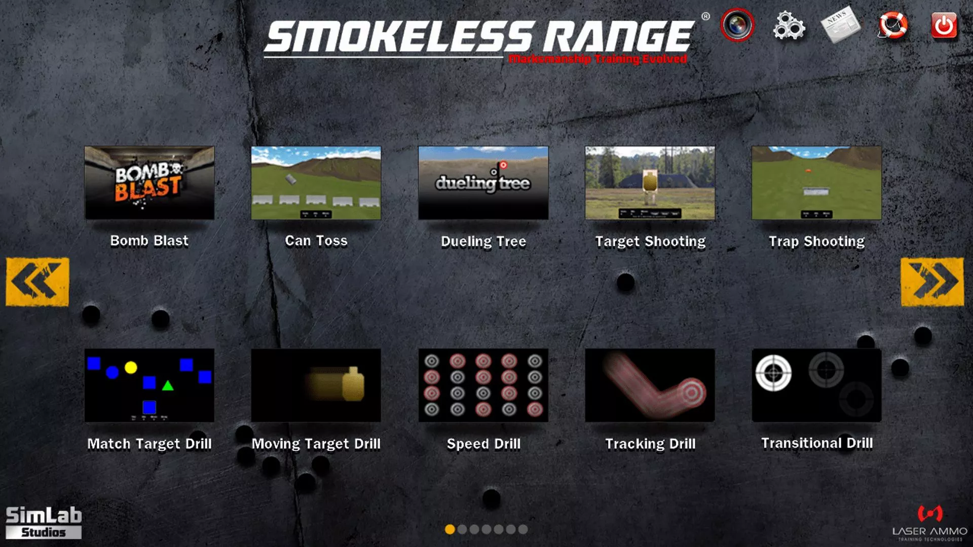Smokeless Range 2.0Simulator (with Short Throw Camera)