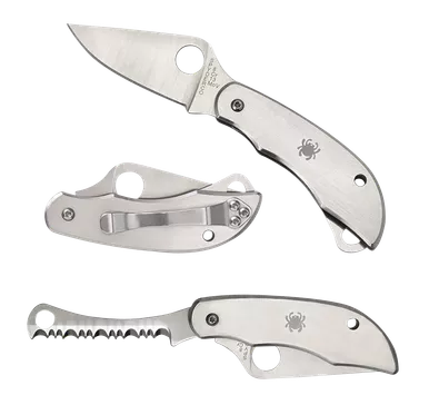 Spyderco Clipitool, Spy C176p&sClipitool SerratedP&s
