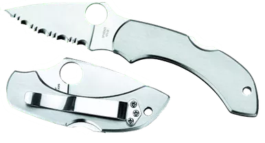 Spyderco Dragonfly Folder 2.32 in Plain Stainless Handle