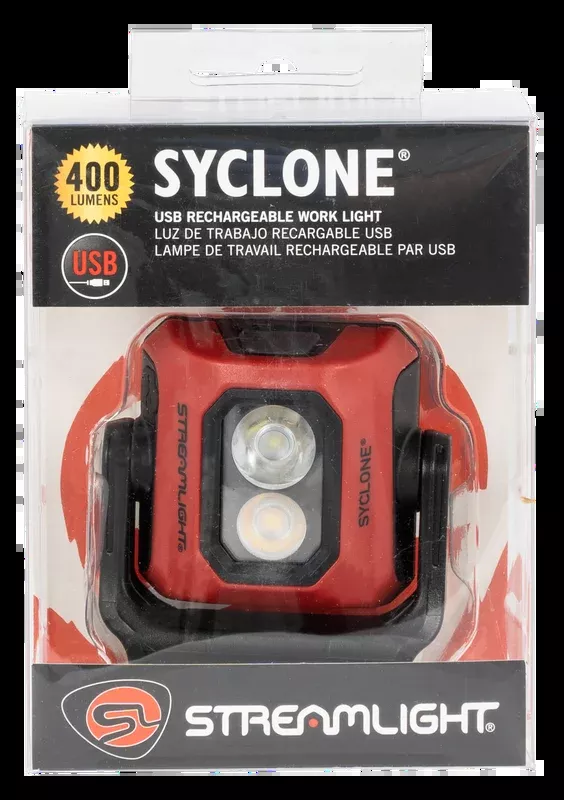 Streamlight 61510 Syclone Multi-Function Worklight 400 Lumen (Red/Black)