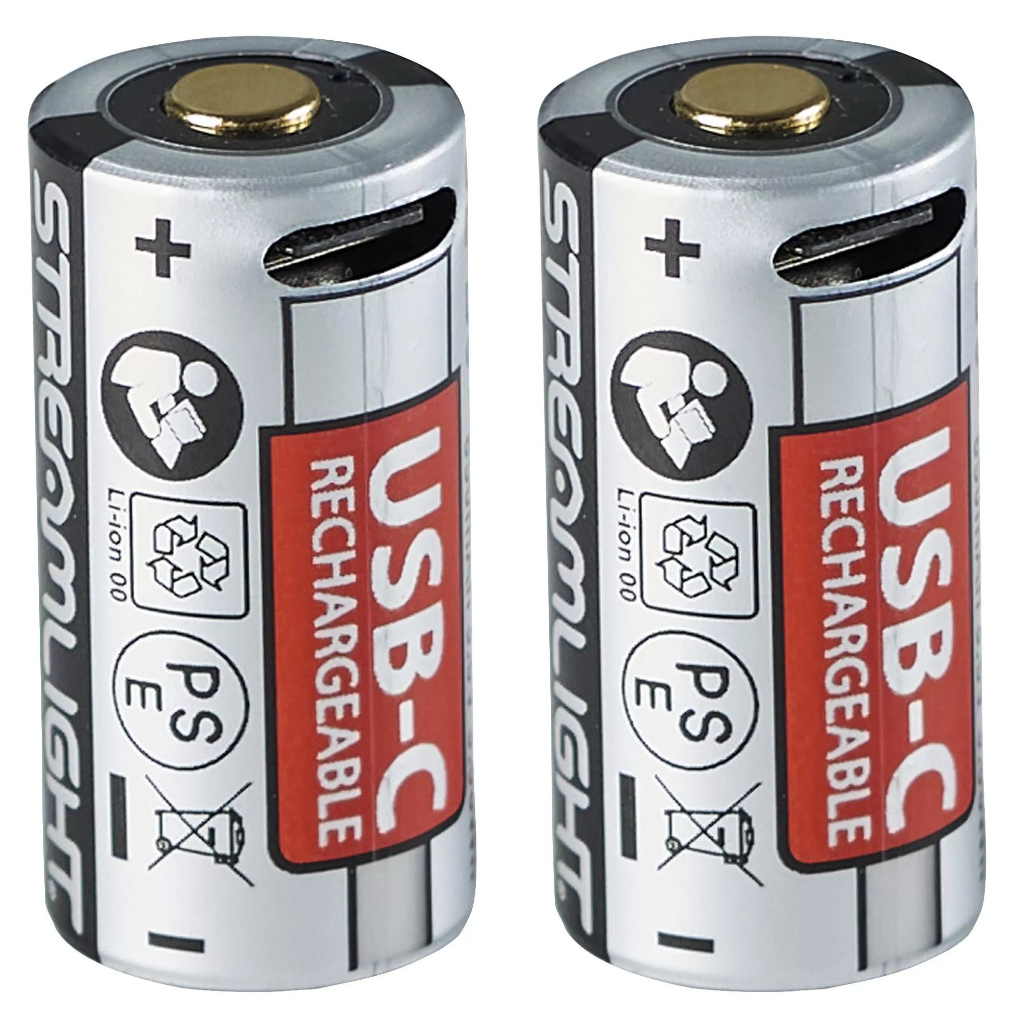 Streamlight SL-B9 Rechargeable Battery 2Pk Silver/Black