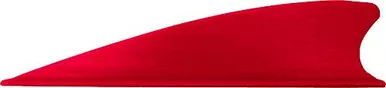 Tac Vanes Matrix 2.25" - Shield Cut Red 36 Pack