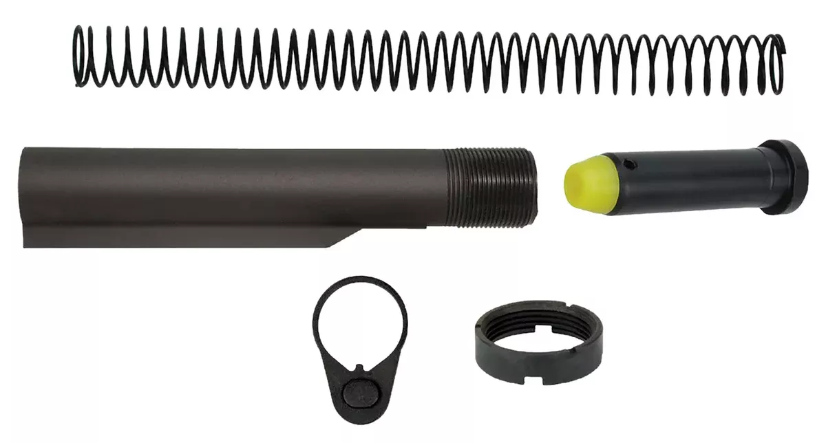 TacFire MAR047PCCAP Mil-Spec Buffer TubeBlack Matte