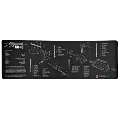 Tekmat Rifle Mat Ar10 Blk