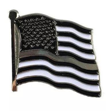 Thin Silver Line PIN-TSLAF American Flag Pin