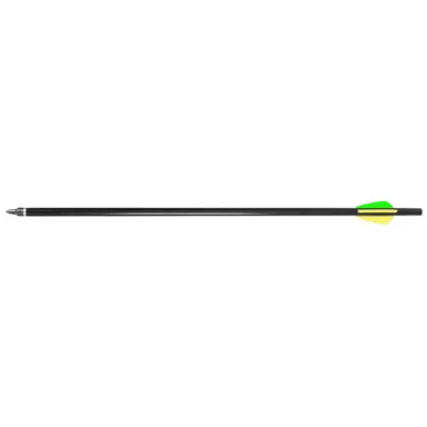Traditions A2217 Firebolt 2216 Aluminum Arrows for Crackshot XBR, 16 Inches, Black, 6 Pack
