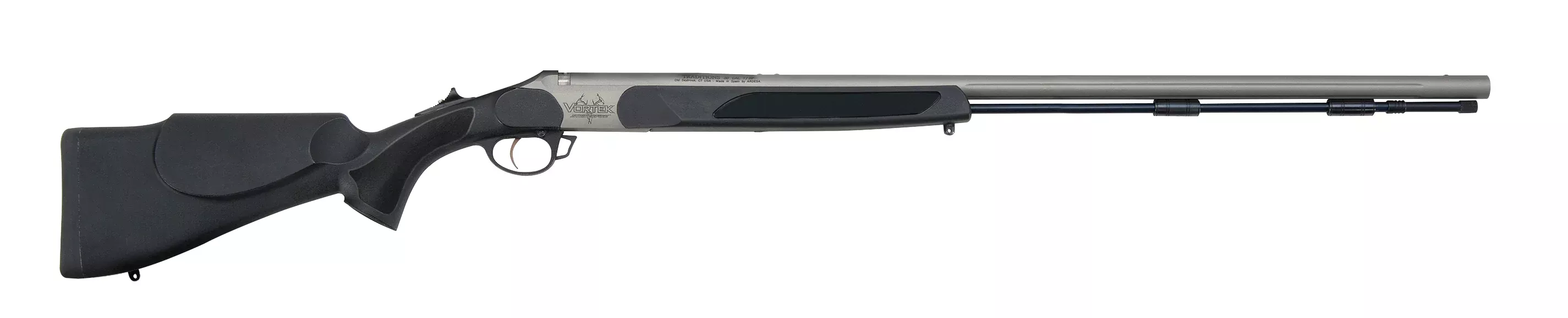 Traditions Vortek StrikeFire Muzzleloader – .50 Cal 30" Barrel, Black/Stainless