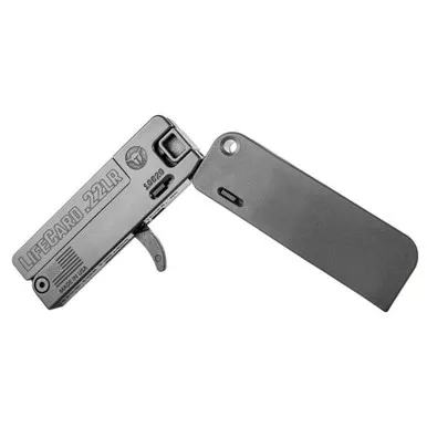 Trailblazer Lifecard .22lr 2.5" Single Shot Black Poly Threaded