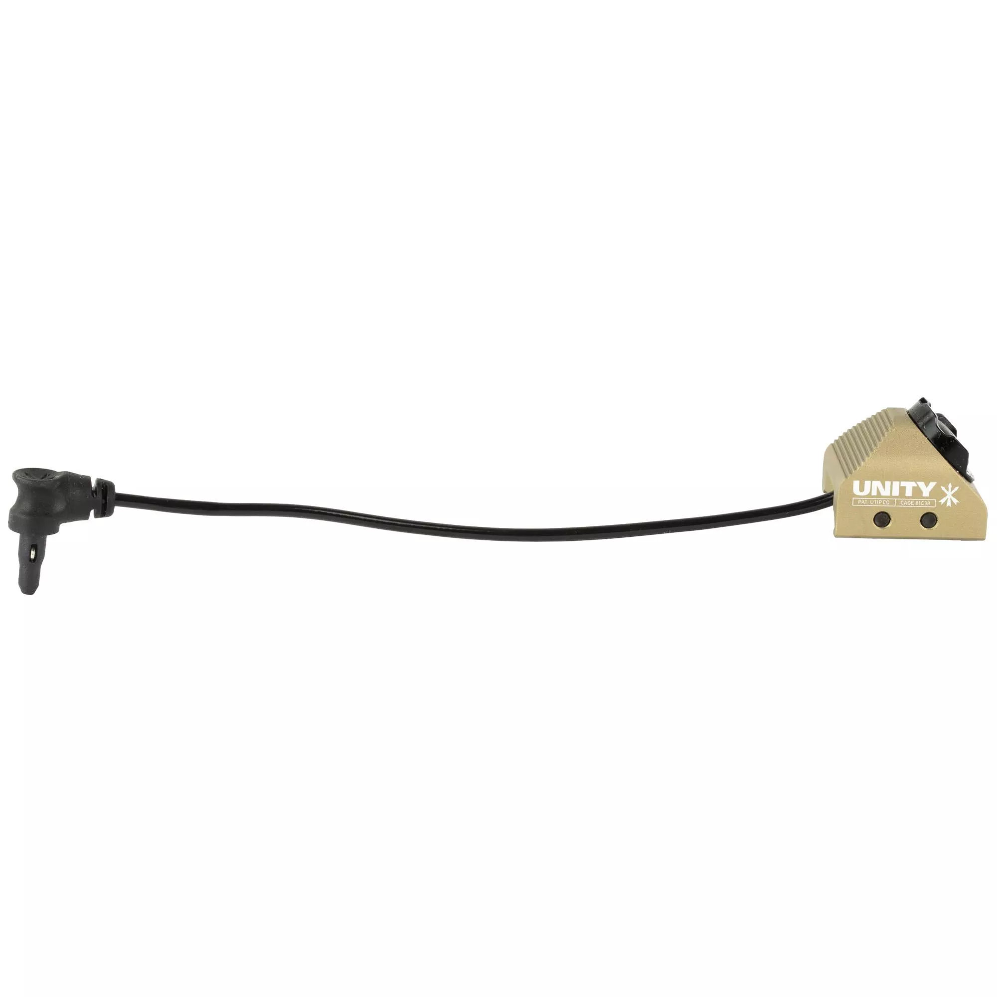 Unity Tactical Hot Button Light Switch wMil Spec Crane Laser PortFDE