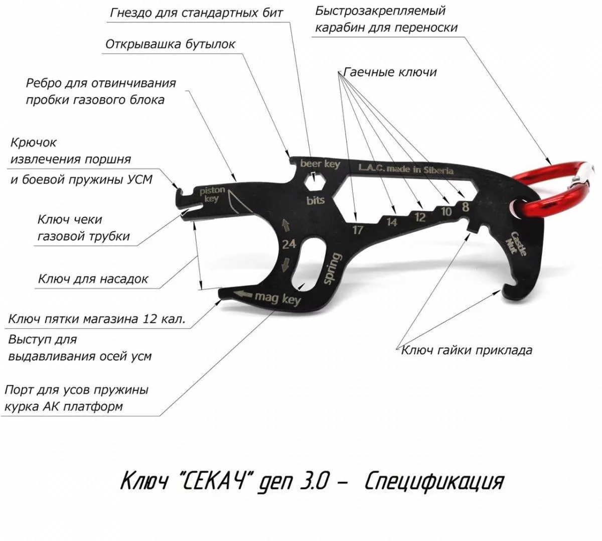 Vepr 12 Multi Tool Gen3 Black