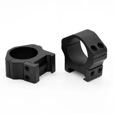 Warne 500M Maxima Horizontal Split Fixed 1" Rings, Low, Matte Black