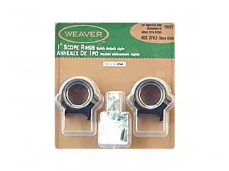 Weaver Top Mount Rngs 1" Medium