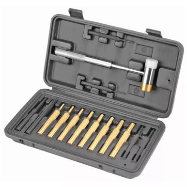 Wheeler Engineering Hammer and Punch Set-Plastic Case