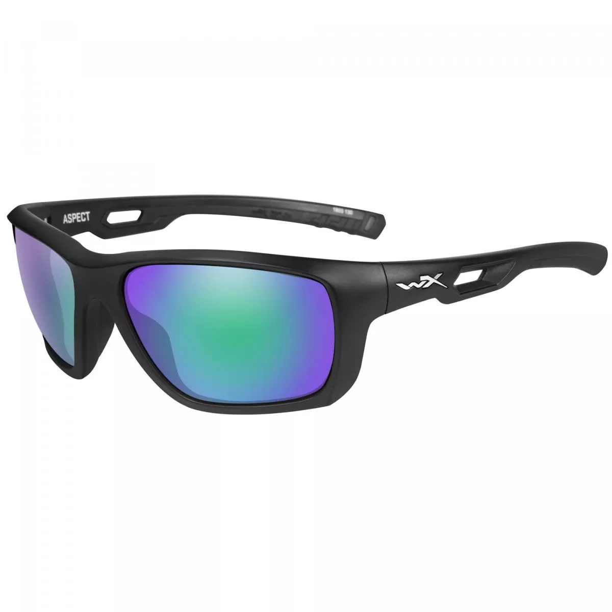 Wiley X Aspect Emerald Mirror Lens/Black Matte