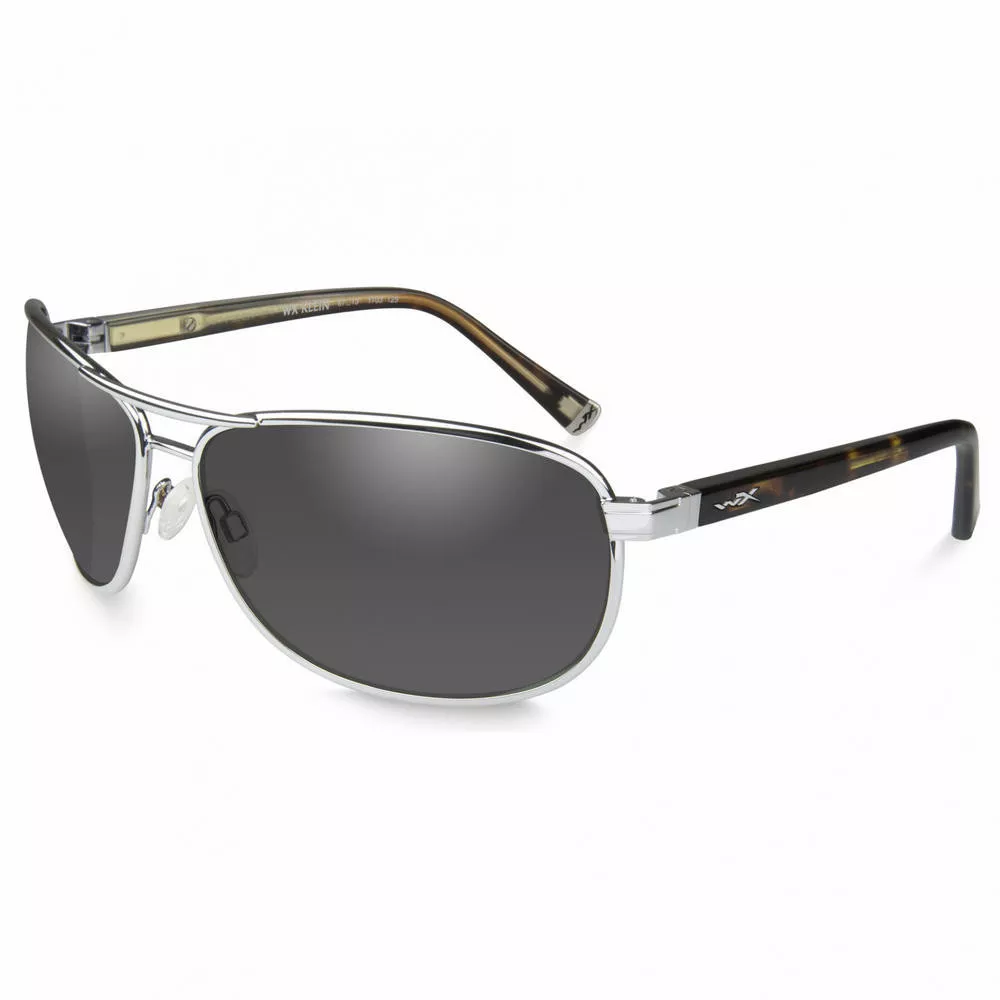 Wiley X Klein Grey Lens Silver Frame