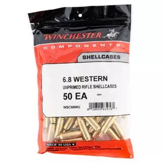 WINCHESTER 6.8 WESTERN UNPRIMED SHELLCASE 50/20