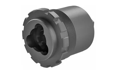 YHM 3Lug Muzzle Device Adapter Assembly 1-3/8X24