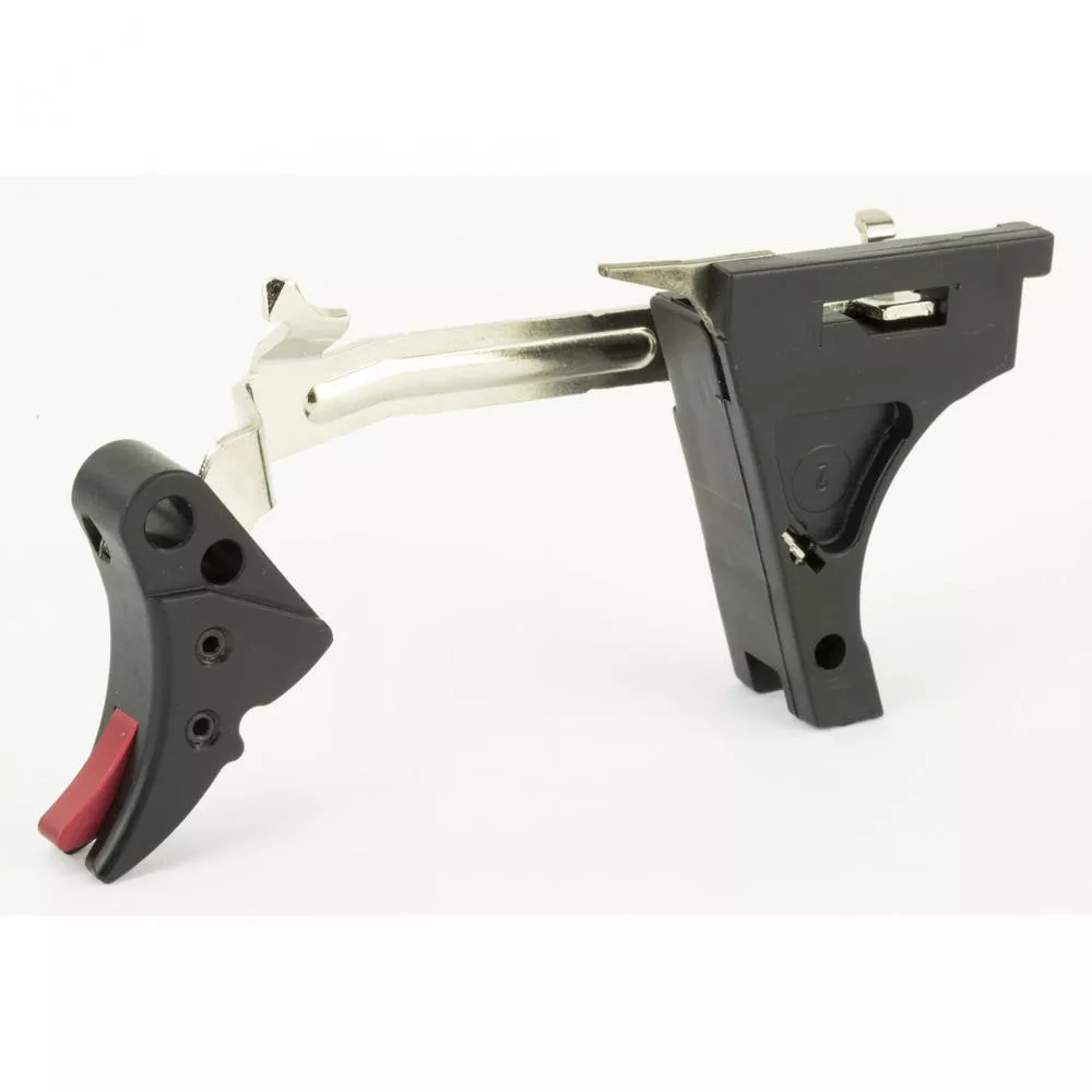 ZEV Fulcrum Adjustable Trigger Ultimate Gen1-3 9mm Black/Red