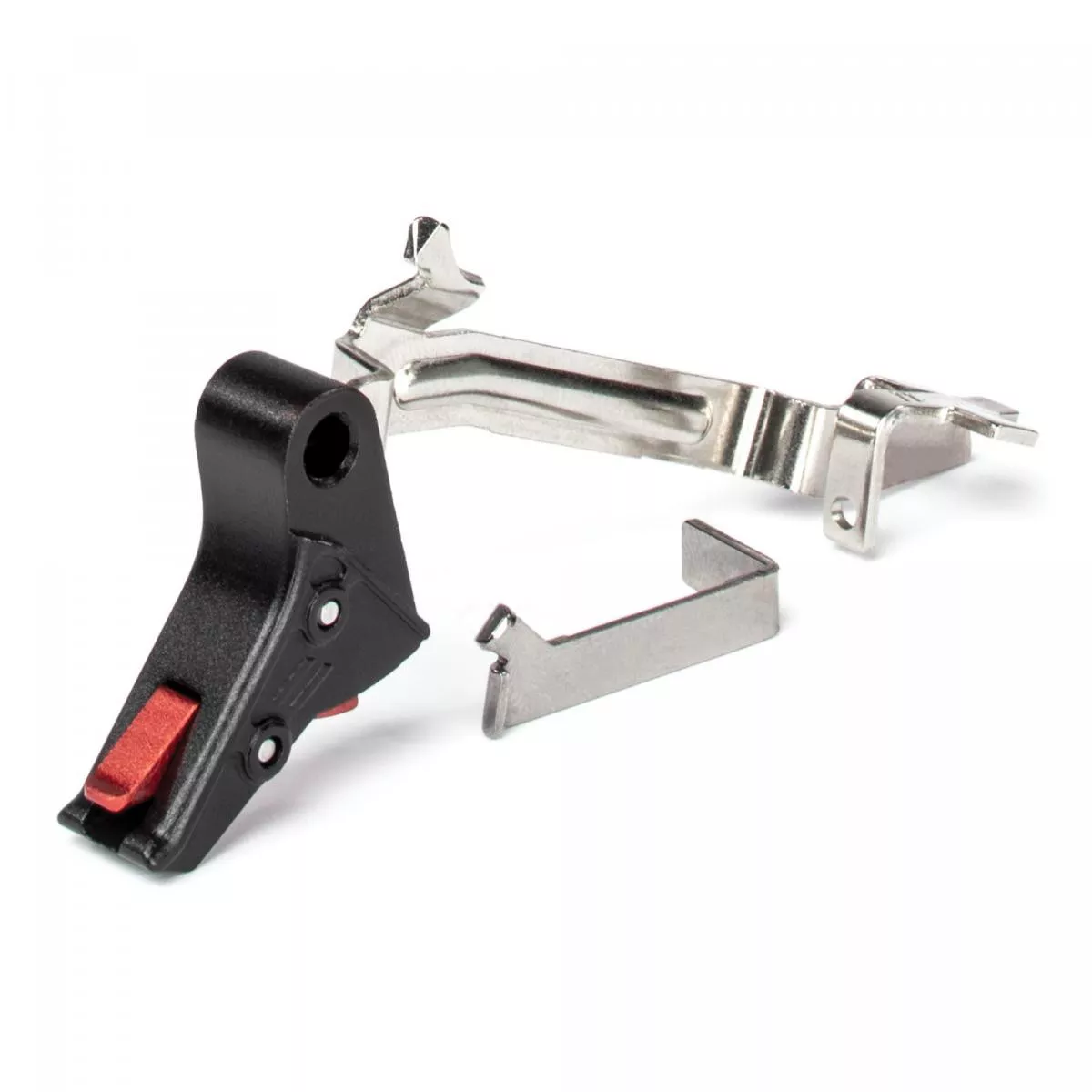 ZEV PRO Flat Trigger Bar Kit Small Black w/Red