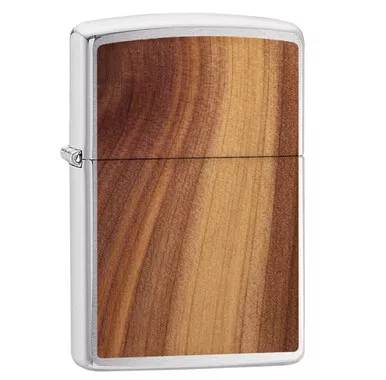 Zippo Brushed Chrome Woodchuck Cider Lighter